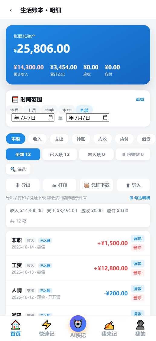 明细